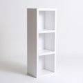 Bibliothèque ouverte en bois, coloris blanc
