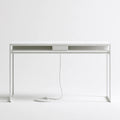 Console d'entrée aux lignes épurées, coloris blanc